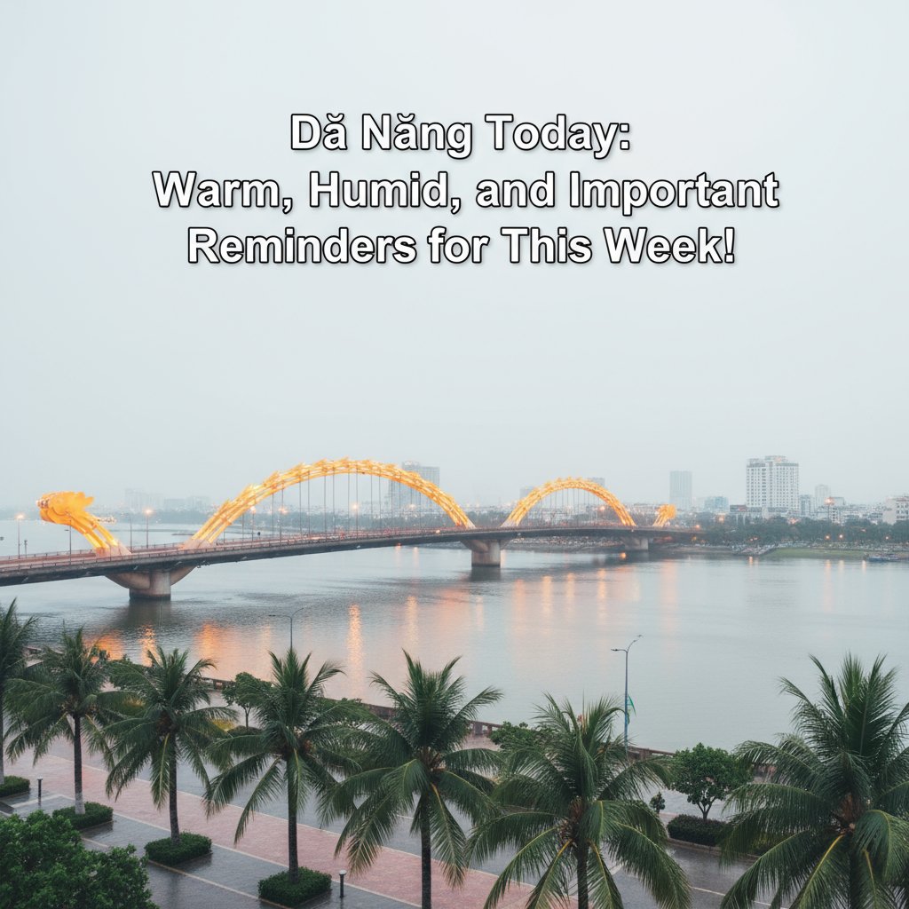 Featured image for Đà Nẵng Hôm Nay: Ấm Ám, Ẩm Ướt và Lời Nhắc Nhở Quan Trọng Cho Tuần Này!