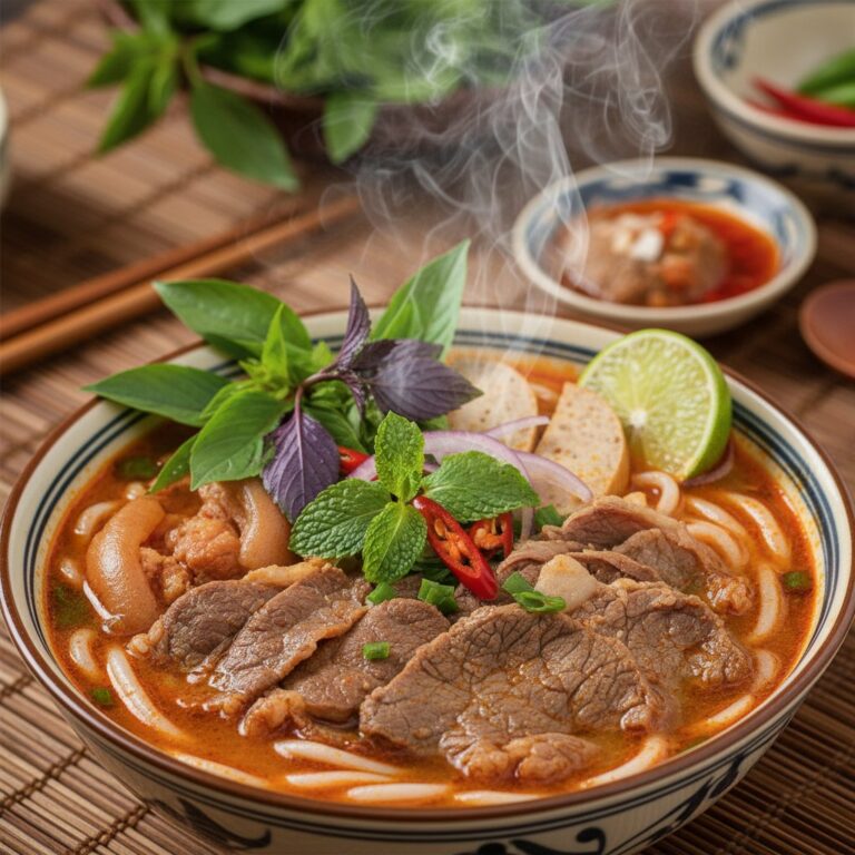 Featured image for Bún Bò Huế: Hành Trình Khám Phá Hương Vị Cố Đô Đầy Quyến Rũ