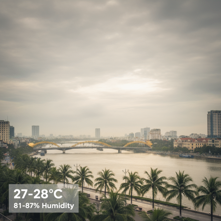 Image for Đà Nẵng Hôm Nay: Ấm Áp, Ẩm Ướt và Lời Nhắc Nhở Quan Trọng Cho Tuần Này!