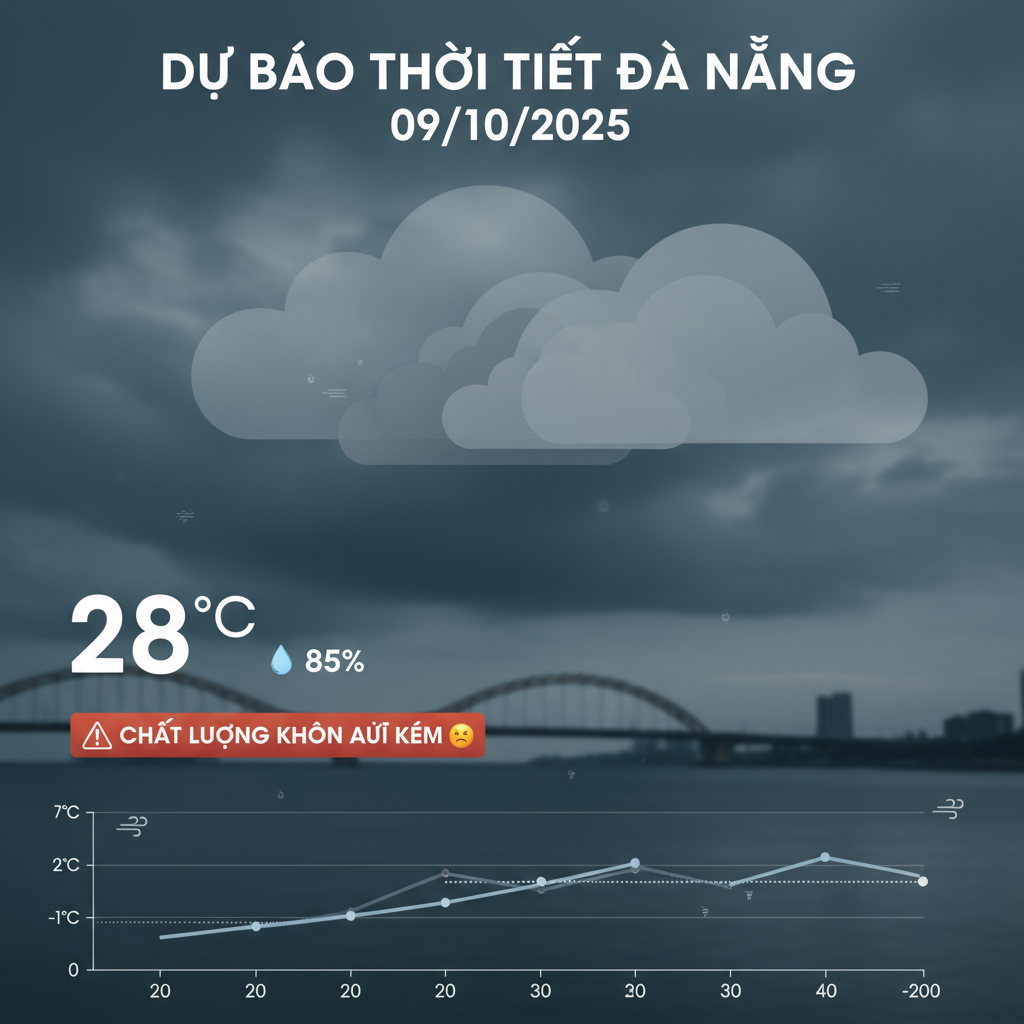 Image for Đà Nẵng Hôm Nay: Ấm Áp, Ẩm Ướt và Lời Nhắc Nhở Quan Trọng Cho Tuần Này!