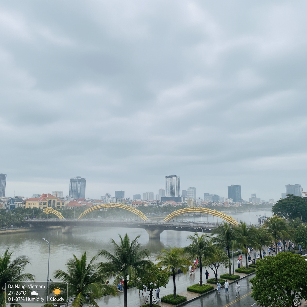 Image for Đà Nẵng Hôm Nay: Ấm Áp, Ẩm Ướt và Lời Nhắc Nhở Quan Trọng Cho Tuần Này!