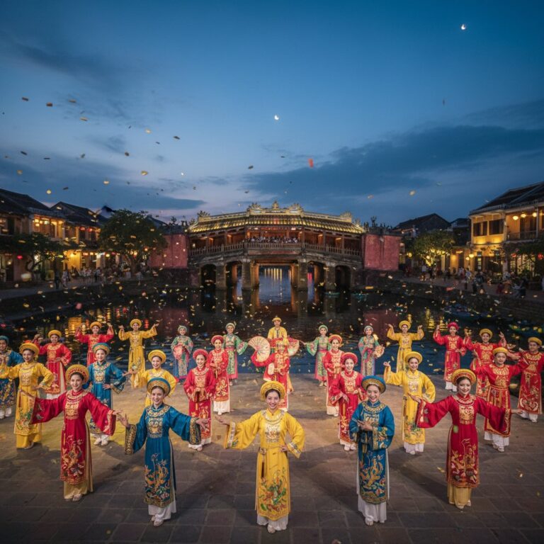 Featured image for Show Ký ức Hội An: Khám phá Trái tim Văn hóa Phố cổ qua Đại cảnh Biểu diễn Độc đáo